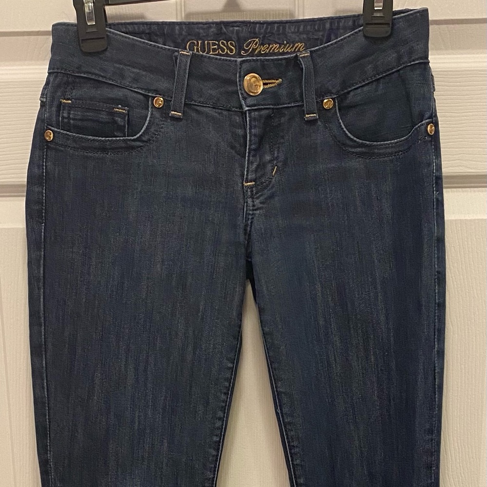 Guess Premium Womens Blue Denim Jeans